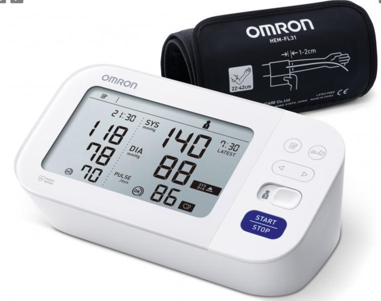 Omron M6 Comfort Digitális Felkaros vérnyomásmérő